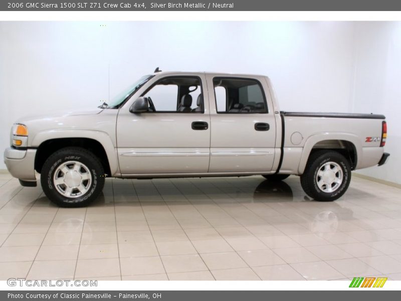 Silver Birch Metallic / Neutral 2006 GMC Sierra 1500 SLT Z71 Crew Cab 4x4