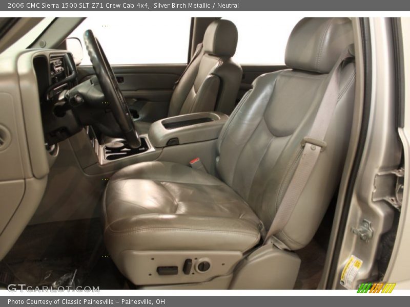 Silver Birch Metallic / Neutral 2006 GMC Sierra 1500 SLT Z71 Crew Cab 4x4