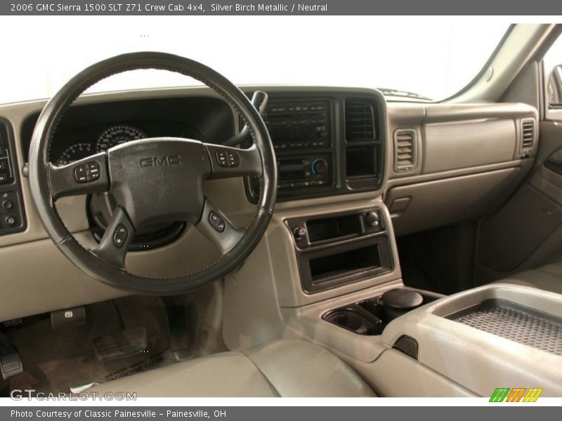 Silver Birch Metallic / Neutral 2006 GMC Sierra 1500 SLT Z71 Crew Cab 4x4