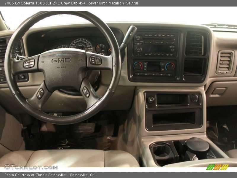 Silver Birch Metallic / Neutral 2006 GMC Sierra 1500 SLT Z71 Crew Cab 4x4