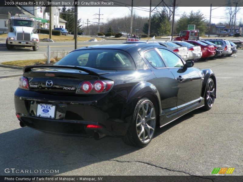 Brilliant Black / R3 Gray/Black Recaro 2009 Mazda RX-8 R3