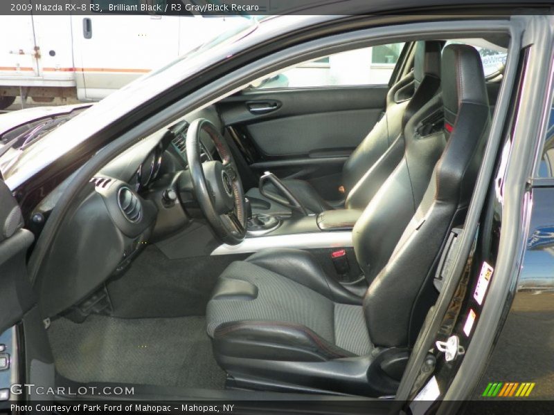 Brilliant Black / R3 Gray/Black Recaro 2009 Mazda RX-8 R3