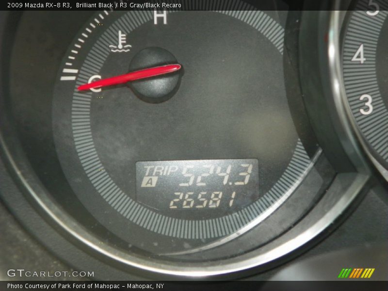 Brilliant Black / R3 Gray/Black Recaro 2009 Mazda RX-8 R3