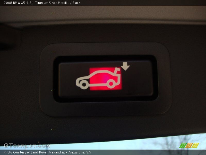 Titanium Silver Metallic / Black 2008 BMW X5 4.8i