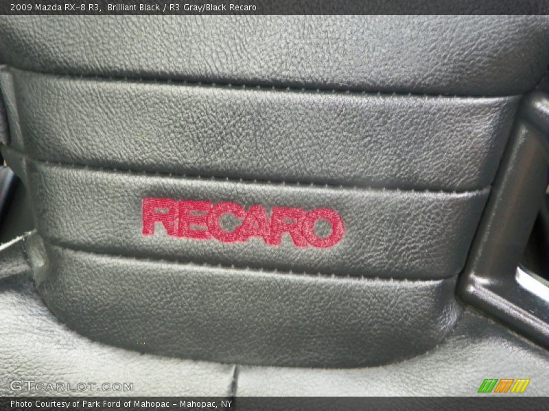 Brilliant Black / R3 Gray/Black Recaro 2009 Mazda RX-8 R3