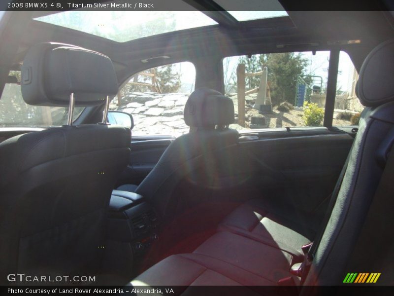 Titanium Silver Metallic / Black 2008 BMW X5 4.8i