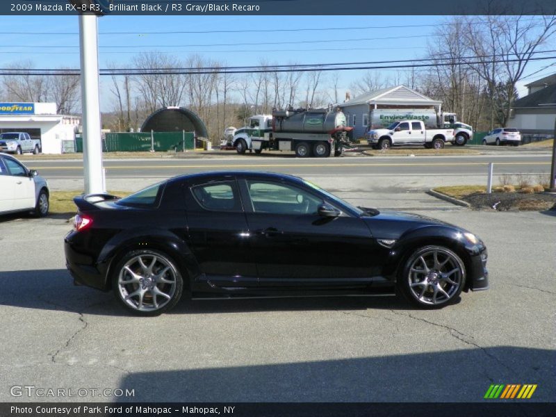 Brilliant Black / R3 Gray/Black Recaro 2009 Mazda RX-8 R3