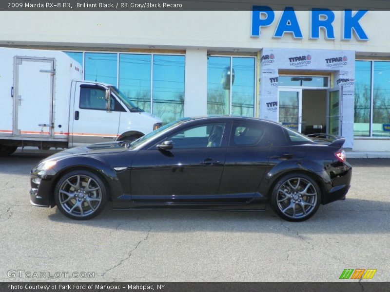 Brilliant Black / R3 Gray/Black Recaro 2009 Mazda RX-8 R3