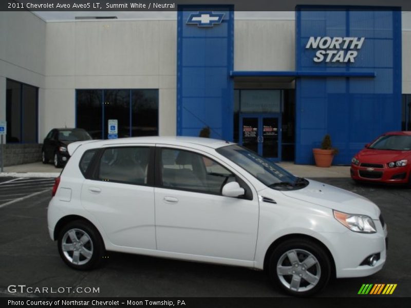 Summit White / Neutral 2011 Chevrolet Aveo Aveo5 LT