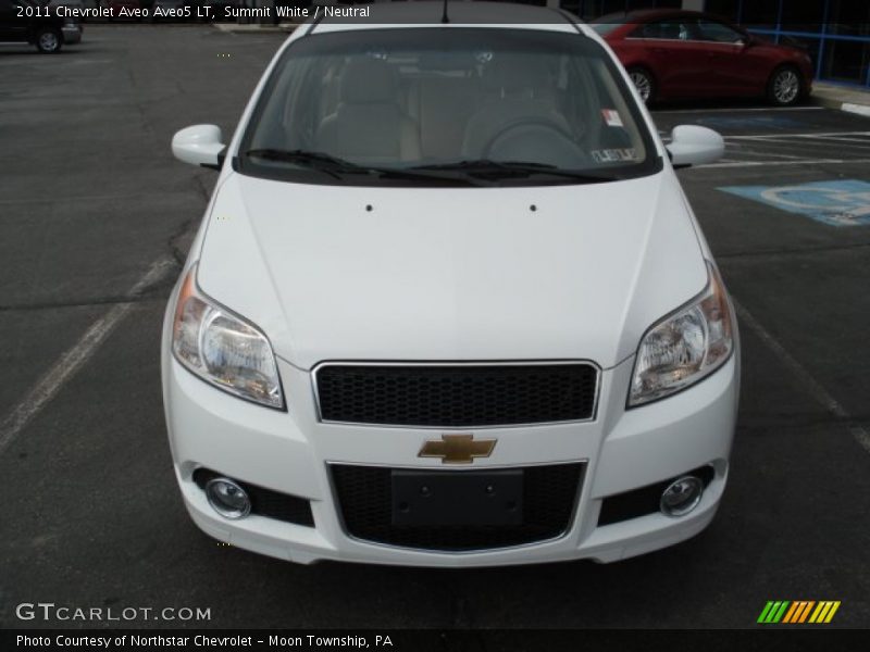Summit White / Neutral 2011 Chevrolet Aveo Aveo5 LT