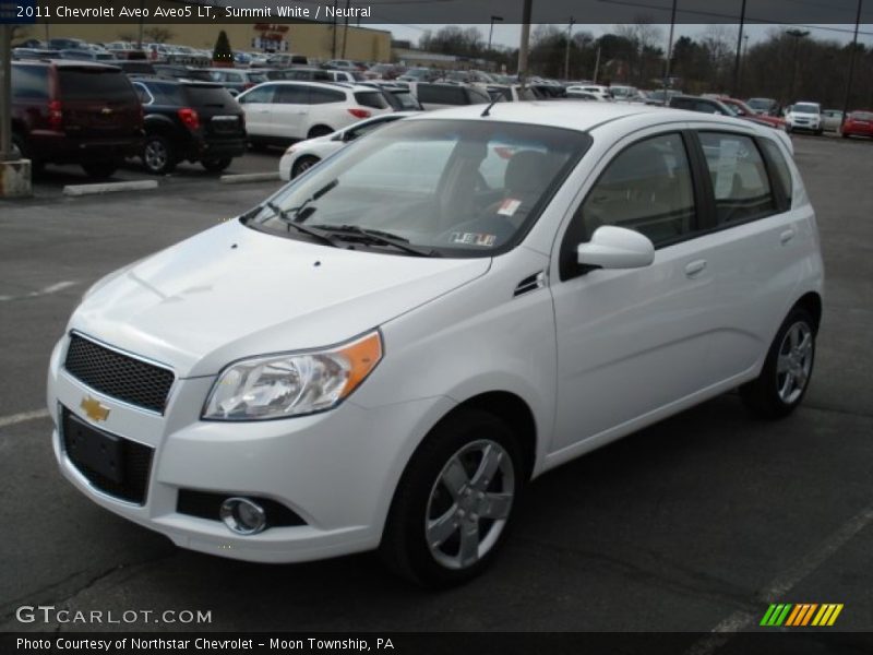 Summit White / Neutral 2011 Chevrolet Aveo Aveo5 LT
