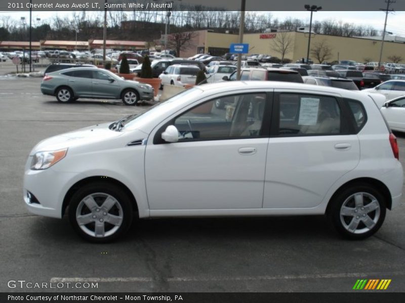 Summit White / Neutral 2011 Chevrolet Aveo Aveo5 LT