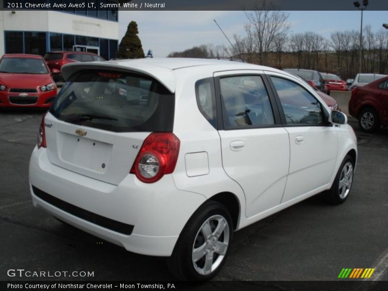 Summit White / Neutral 2011 Chevrolet Aveo Aveo5 LT