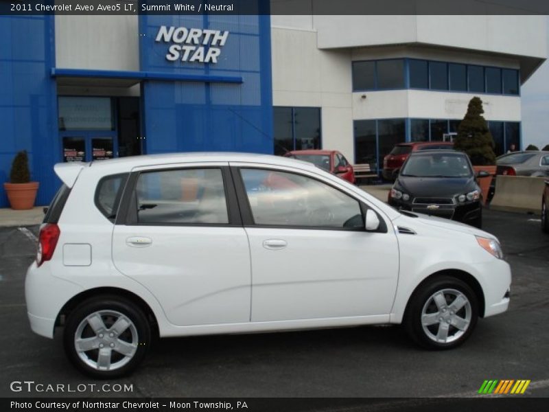 Summit White / Neutral 2011 Chevrolet Aveo Aveo5 LT