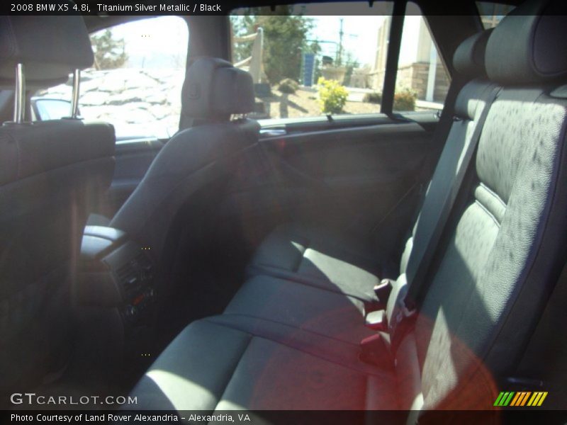 Titanium Silver Metallic / Black 2008 BMW X5 4.8i