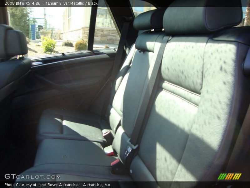 Titanium Silver Metallic / Black 2008 BMW X5 4.8i