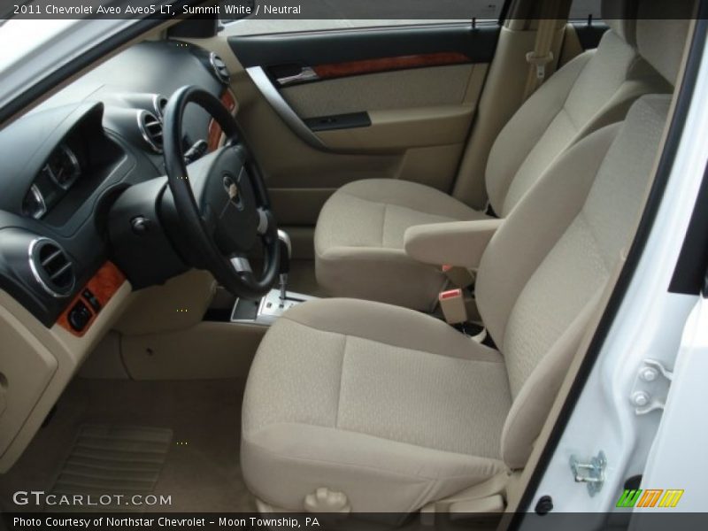 Summit White / Neutral 2011 Chevrolet Aveo Aveo5 LT