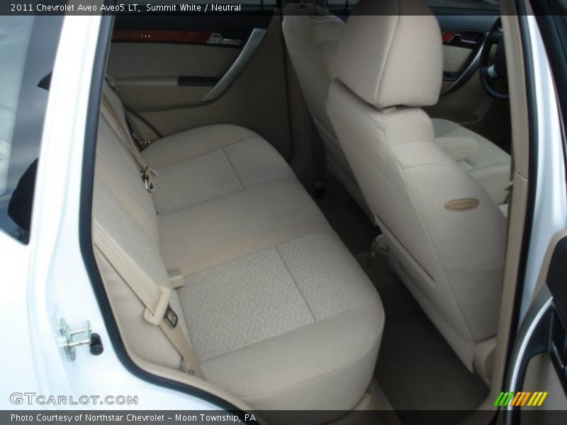 Summit White / Neutral 2011 Chevrolet Aveo Aveo5 LT