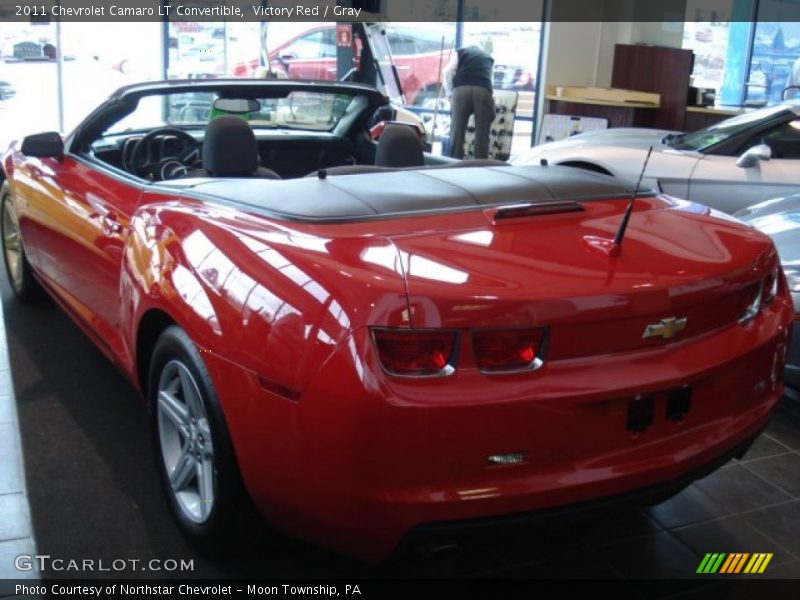 Victory Red / Gray 2011 Chevrolet Camaro LT Convertible