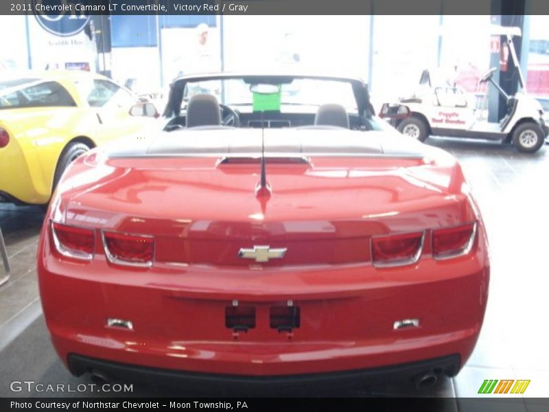 Victory Red / Gray 2011 Chevrolet Camaro LT Convertible