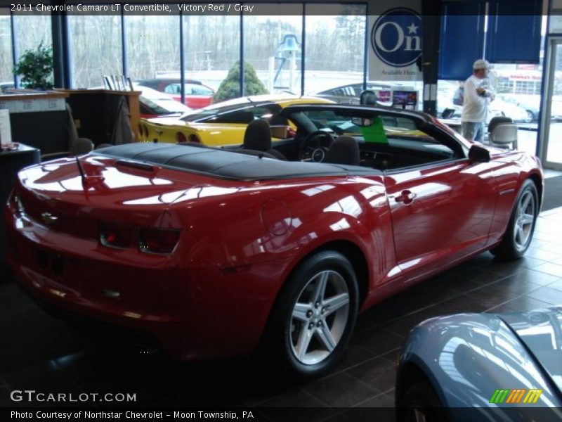 Victory Red / Gray 2011 Chevrolet Camaro LT Convertible