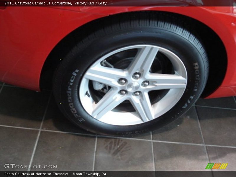 Victory Red / Gray 2011 Chevrolet Camaro LT Convertible