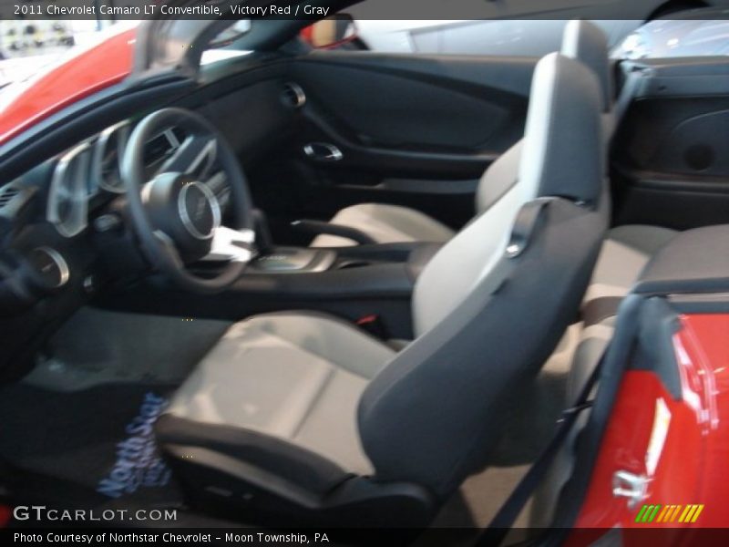 Victory Red / Gray 2011 Chevrolet Camaro LT Convertible