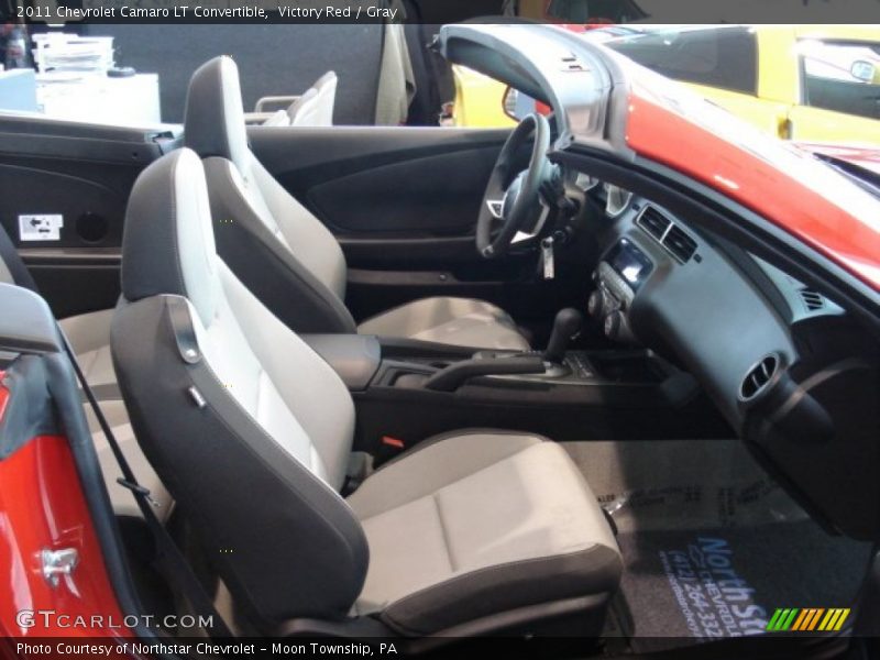 Victory Red / Gray 2011 Chevrolet Camaro LT Convertible