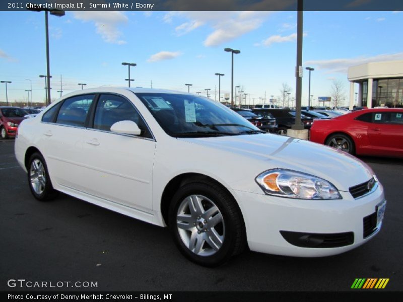Summit White / Ebony 2011 Chevrolet Impala LT