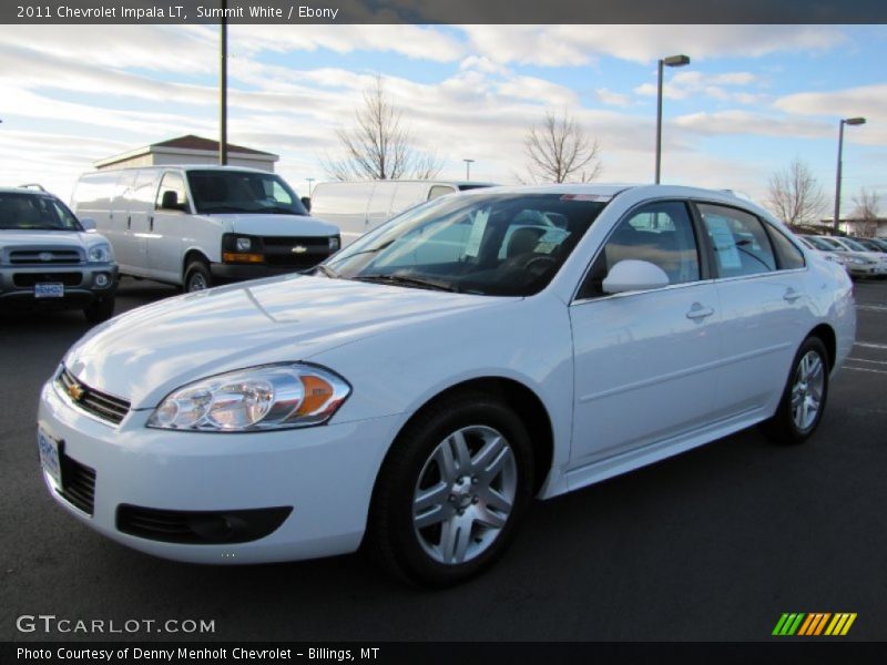 Summit White / Ebony 2011 Chevrolet Impala LT