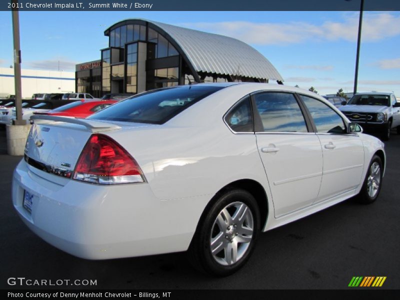 Summit White / Ebony 2011 Chevrolet Impala LT