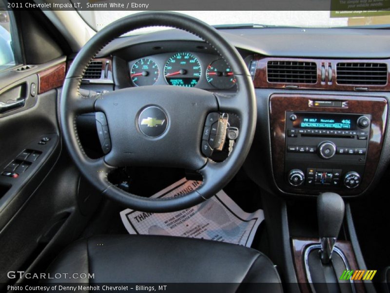Summit White / Ebony 2011 Chevrolet Impala LT