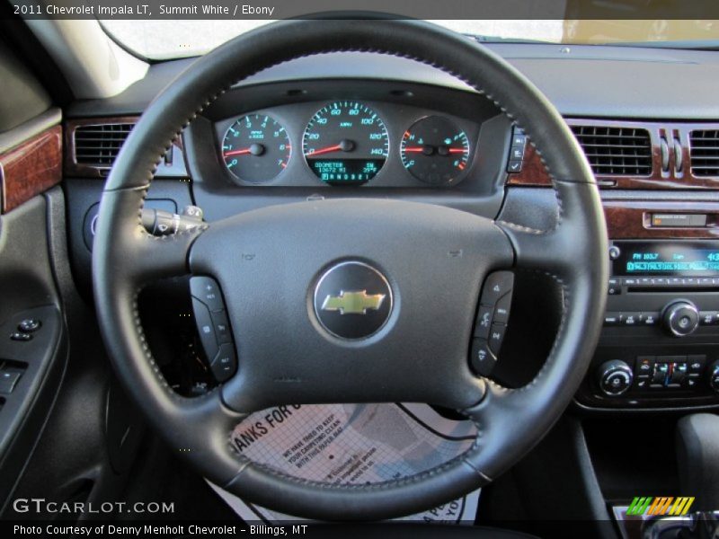 Summit White / Ebony 2011 Chevrolet Impala LT