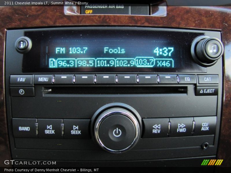 Summit White / Ebony 2011 Chevrolet Impala LT