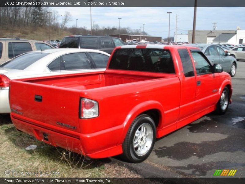 Victory Red / Graphite 2002 Chevrolet S10 Xtreme Extended Cab
