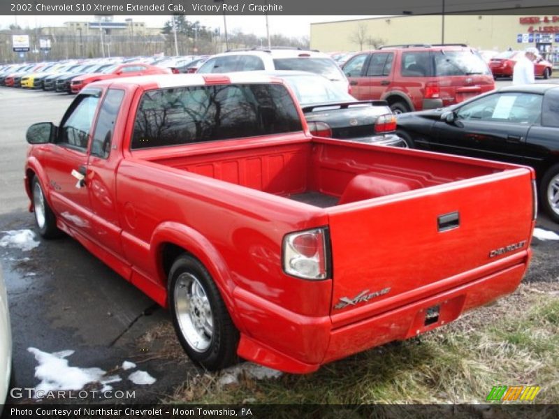Victory Red / Graphite 2002 Chevrolet S10 Xtreme Extended Cab