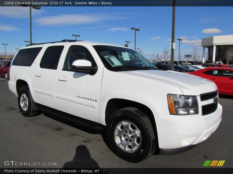 Summit White / Ebony 2008 Chevrolet Suburban 1500 LT 4x4