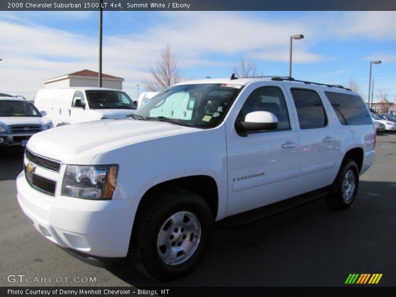 Summit White / Ebony 2008 Chevrolet Suburban 1500 LT 4x4