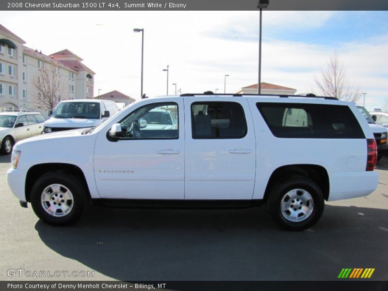 Summit White / Ebony 2008 Chevrolet Suburban 1500 LT 4x4