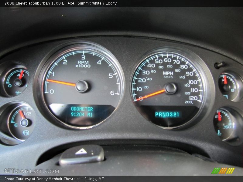 Summit White / Ebony 2008 Chevrolet Suburban 1500 LT 4x4