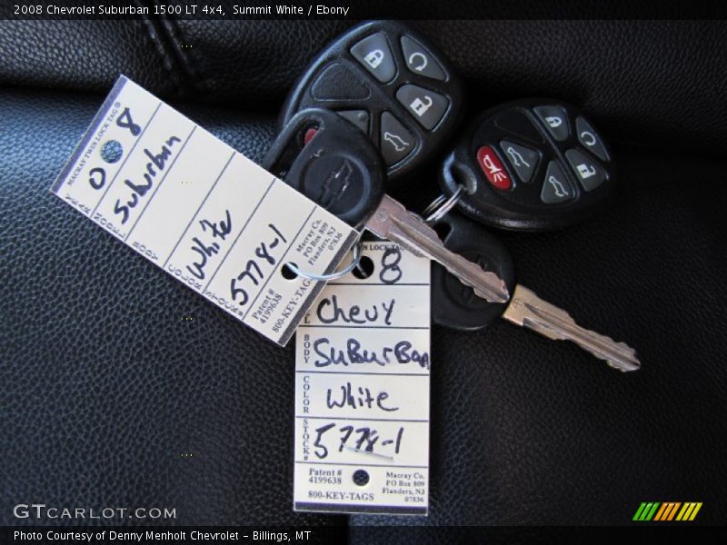 Summit White / Ebony 2008 Chevrolet Suburban 1500 LT 4x4