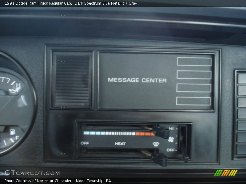 Dark Spectrum Blue Metallic / Gray 1991 Dodge Ram Truck Regular Cab