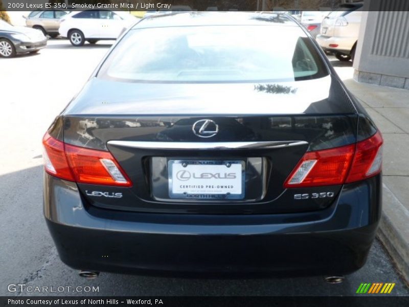 Smokey Granite Mica / Light Gray 2009 Lexus ES 350