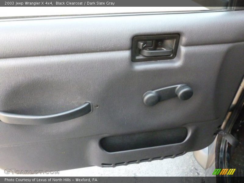 Black Clearcoat / Dark Slate Gray 2003 Jeep Wrangler X 4x4
