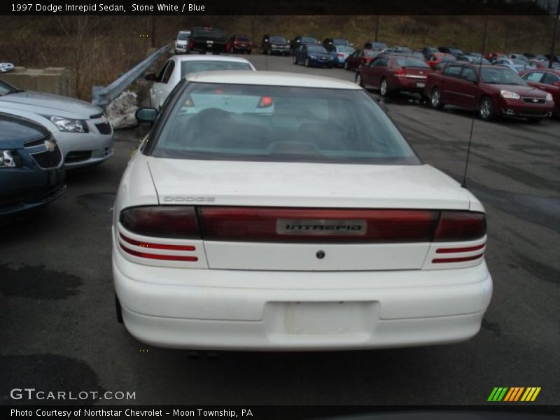 Stone White / Blue 1997 Dodge Intrepid Sedan