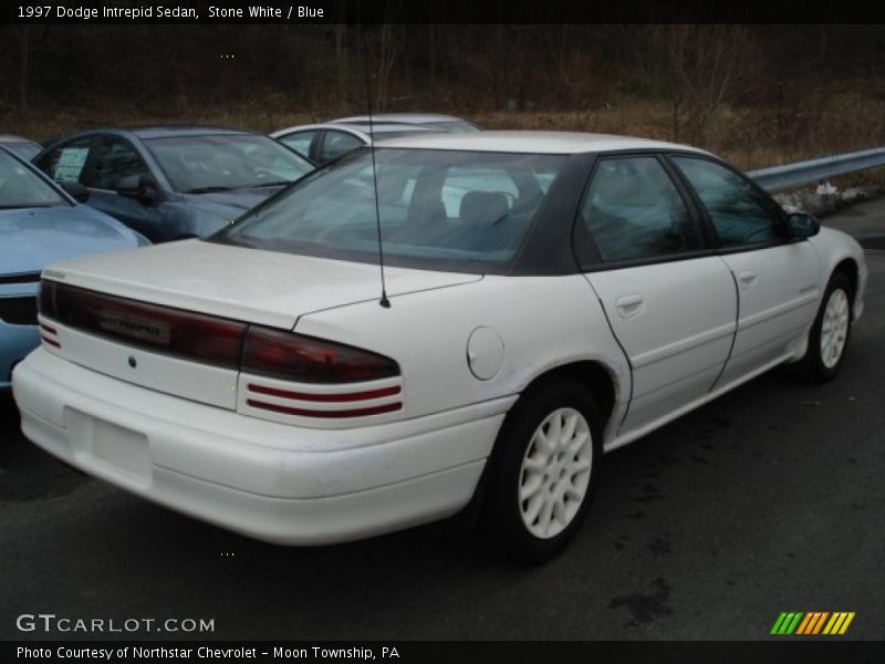 Stone White / Blue 1997 Dodge Intrepid Sedan
