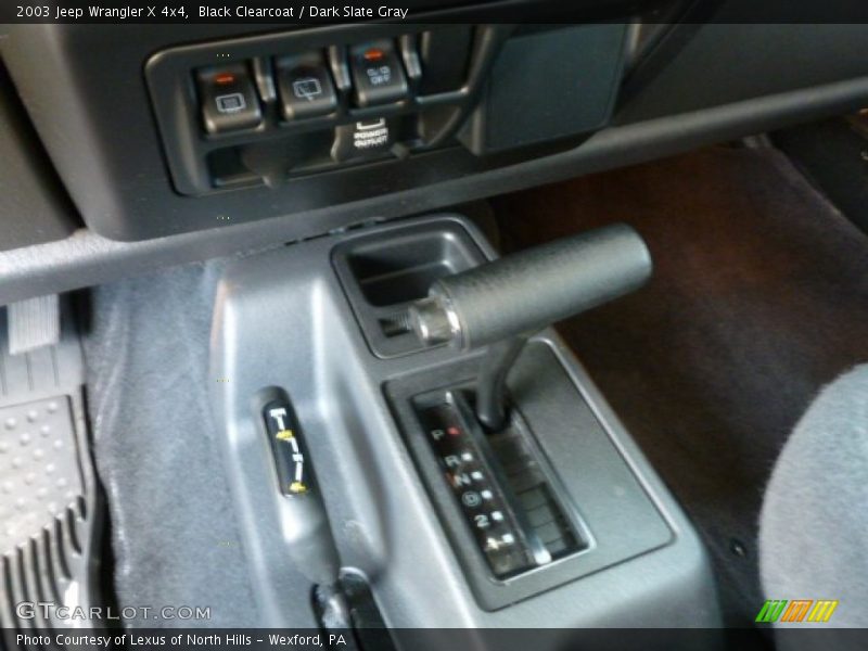 Black Clearcoat / Dark Slate Gray 2003 Jeep Wrangler X 4x4