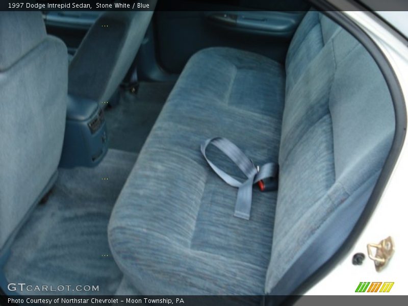 Stone White / Blue 1997 Dodge Intrepid Sedan