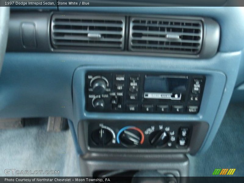 Stone White / Blue 1997 Dodge Intrepid Sedan