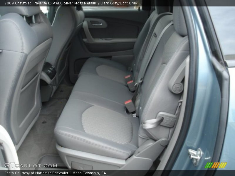 Silver Moss Metallic / Dark Gray/Light Gray 2009 Chevrolet Traverse LS AWD